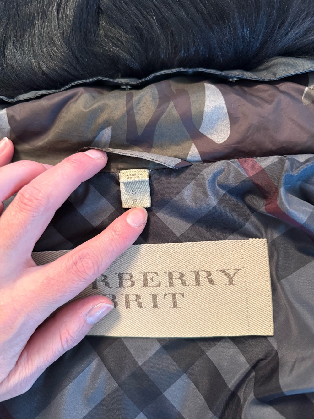 Burberry Brit camo print down jacket - Picture 13 of 14